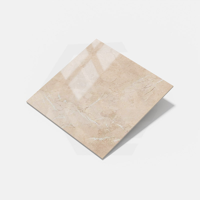 Bracca Beige Polished Marble Look 300/600/1200mm Tile