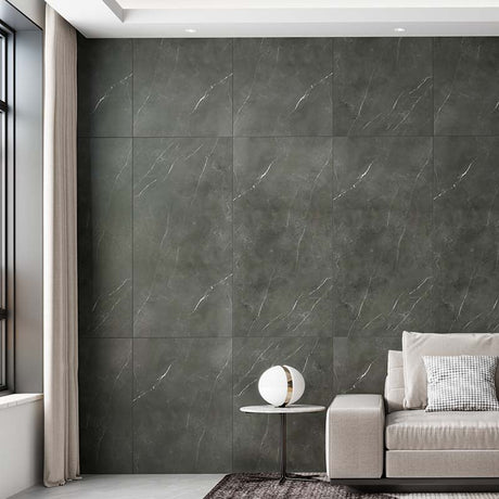 Bracca Dark Grey Matt Marble Look 300/600/1200mm Tile