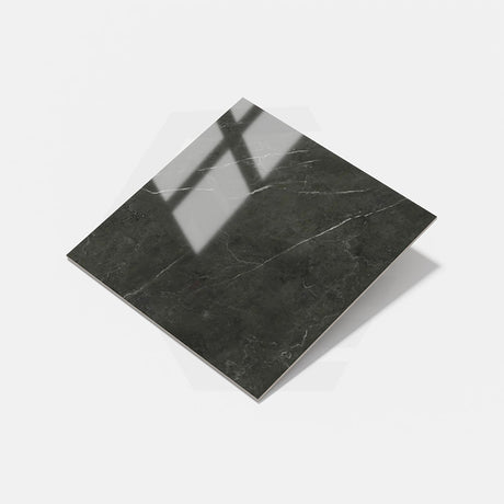 Bracca Dark Grey Polished Marble Look 300/600/1200mm Tile