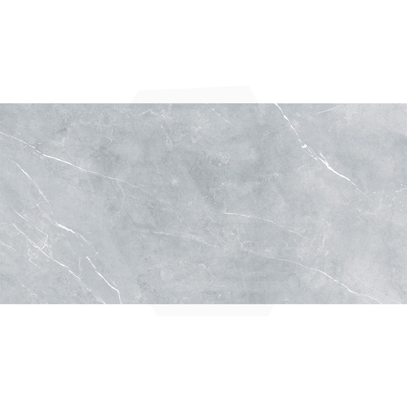 Bracca Light Grey Polished Marble Look 300/600/1200mm Tile