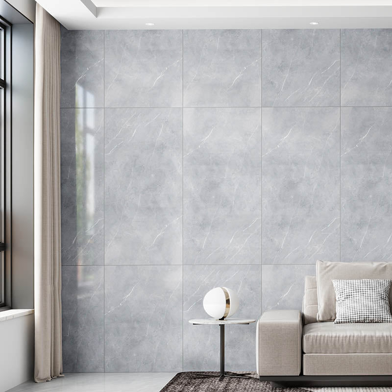 Bracca Light Grey Polished Marble Look 300/600/1200mm Tile