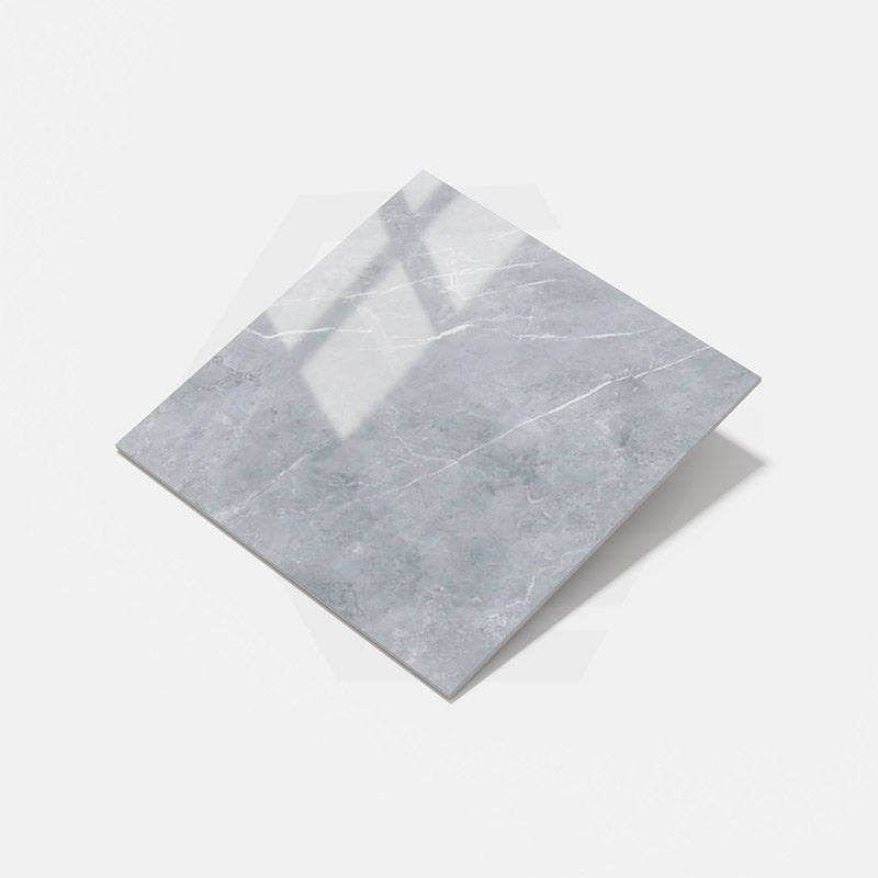 Bracca Light Grey Polished Marble Look 300/600/1200mm Tile