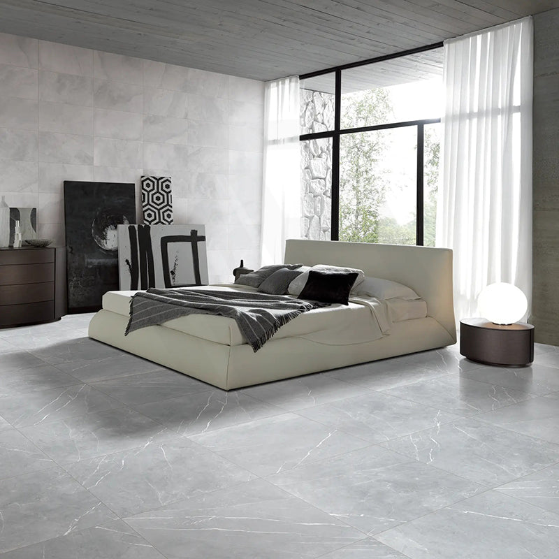 Bracca Light Grey Matt Marble Look 300/600/1200mm Tile
