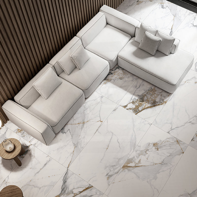 Calacutta Oro White Matt Marble Look 600/1200mm Tile