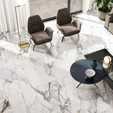 Calacutta Oro Polished White Marble Look 600/1200mm Tile