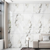 Calacutta Oro Polished White Marble Look 600/1200mm Tile