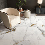 Calacutta Oro White Matt Marble Look 600/1200mm Tile