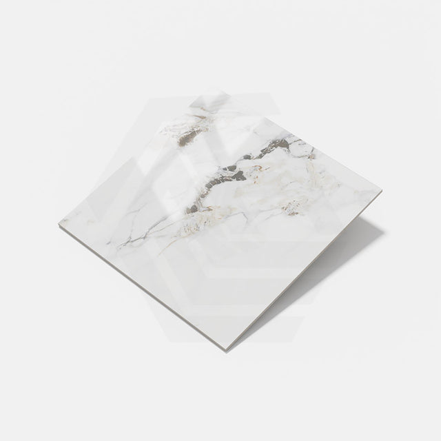 Calacutta Oro Polished White Marble Look 600/1200mm Tile