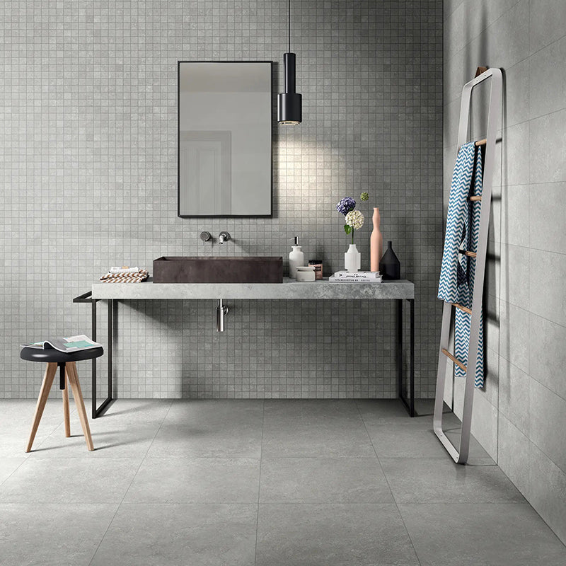 Fosilime Medium Grey Matt Stone Look 300/600/1200mm Tile