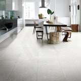 Fosilime White Matt Light Grey Stone Look 300/600/1200mm Tile