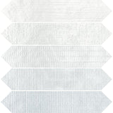Crackle Decor Laguna Gloss Blue Polished Subway Tile 65x330mm