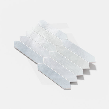 Crackle Decor Laguna Gloss Blue Polished Subway Tile 65x330mm