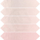 Crackle Decor Camelia Gloss Pink Polished Subway Tile 65x330mm
