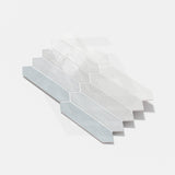 Crackle Laguna Gloss Blue Polished Subway Tile 65x330mm