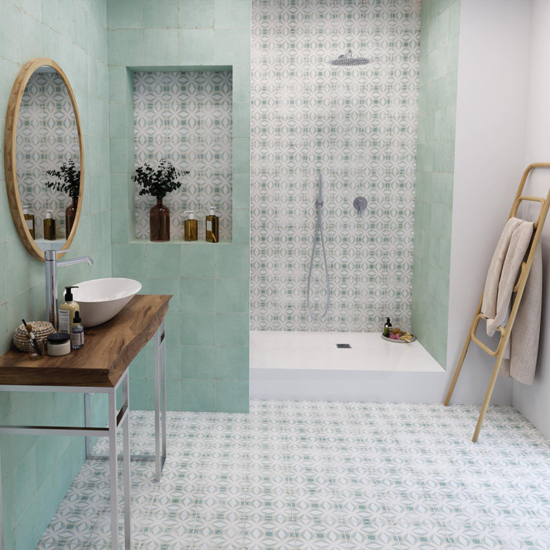 Valencia Palmar Porcelain Matt Mixed Pattern 200×200mm Tile