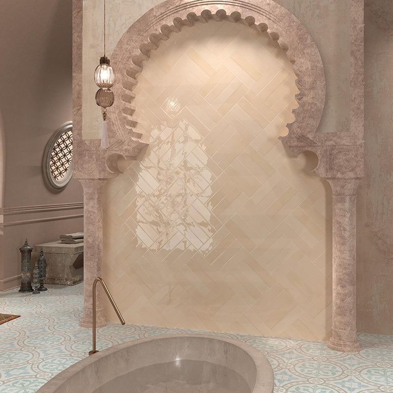 Valencia Sorolla Porcelain Matt Mixed Pattern 200×200mm Tile
