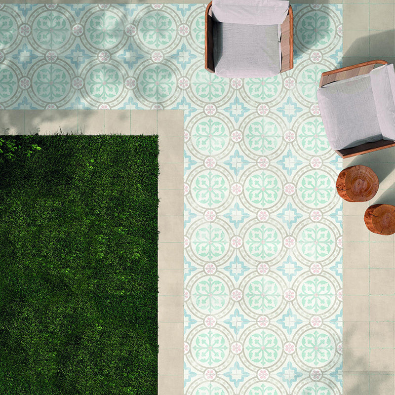 Valencia Sorolla Porcelain Matt Mixed Pattern 200×200mm Tile