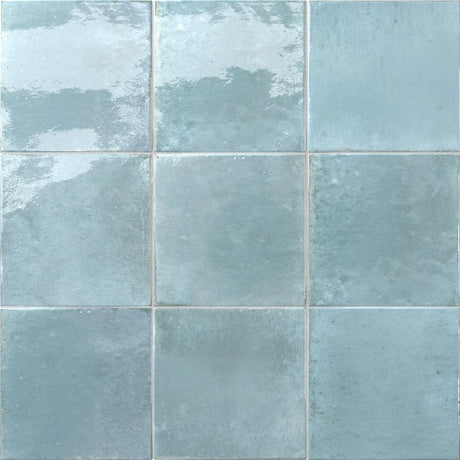 Agadir Agua Gloss Blue Polished Subway Tile 70/147/280mm