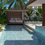 Agadir Agua Gloss Blue Polished Subway Tile 70/147/280mm