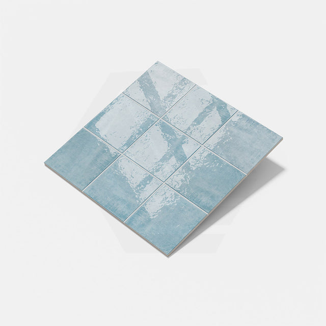 Agadir Agua Gloss Blue Polished Subway Tile 70/147/280mm
