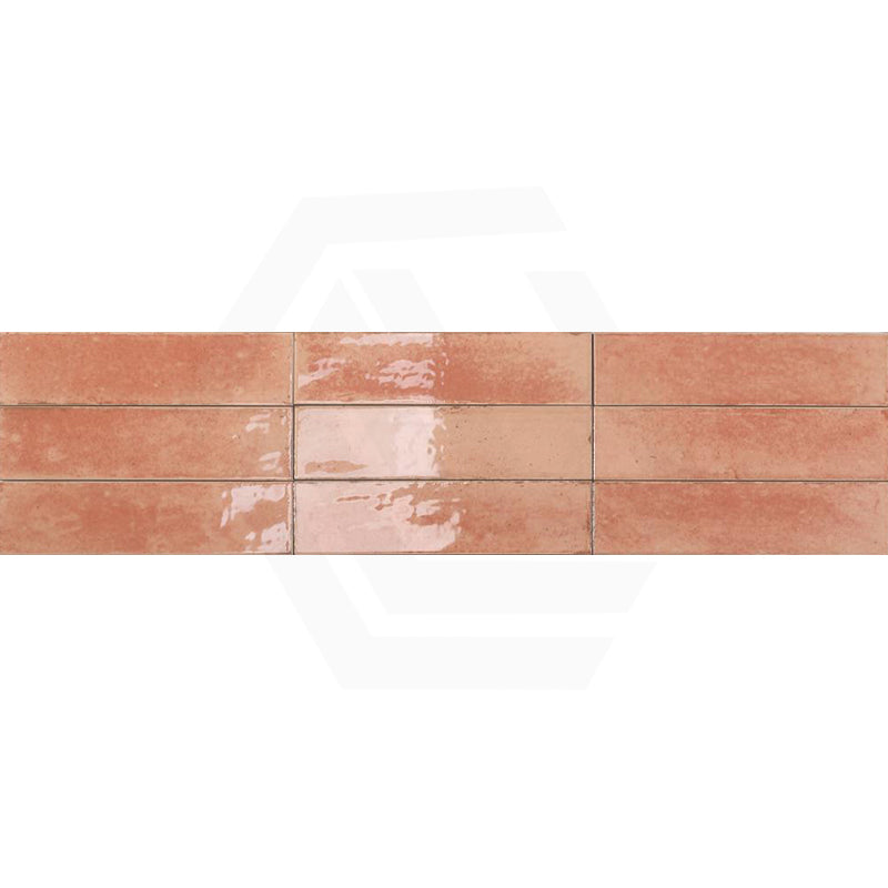 Agadir Aramanto Gloss Brown Polished Subway Tile 70x280mm