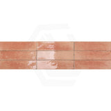 Agadir Aramanto Gloss Brown Polished Subway Tile 70x280mm