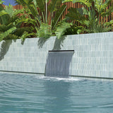 Kit-Kat Mosaic Water Gloss Blue Polished Tile 115x231mm
