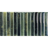 Kit-Kat Mosaic Grass Gloss Green Polished Tile 115x231mm