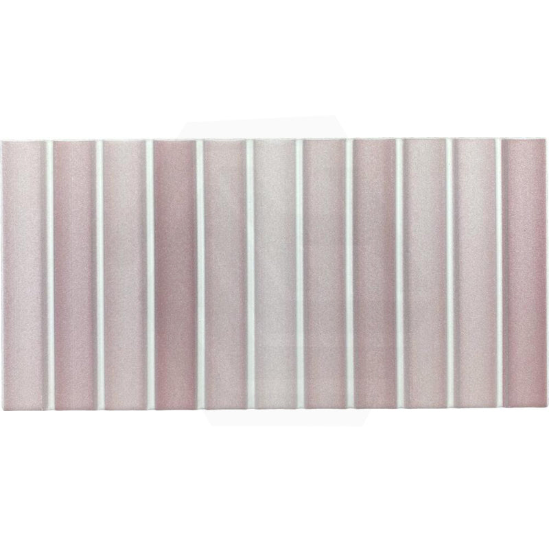 Kit-Kat Lilac Matt Pink Mosaic Tile 115×231mm