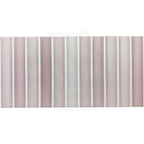 Kit-Kat Lilac Matt Pink Mosaic Tile 115×231mm