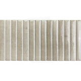 Kit-Kat Mosaic Ivory Gloss White Polished Tile 115x231mm