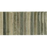 Kit-Kat Mosaic Musgo Gloss Green Polished Tile 115x231mm