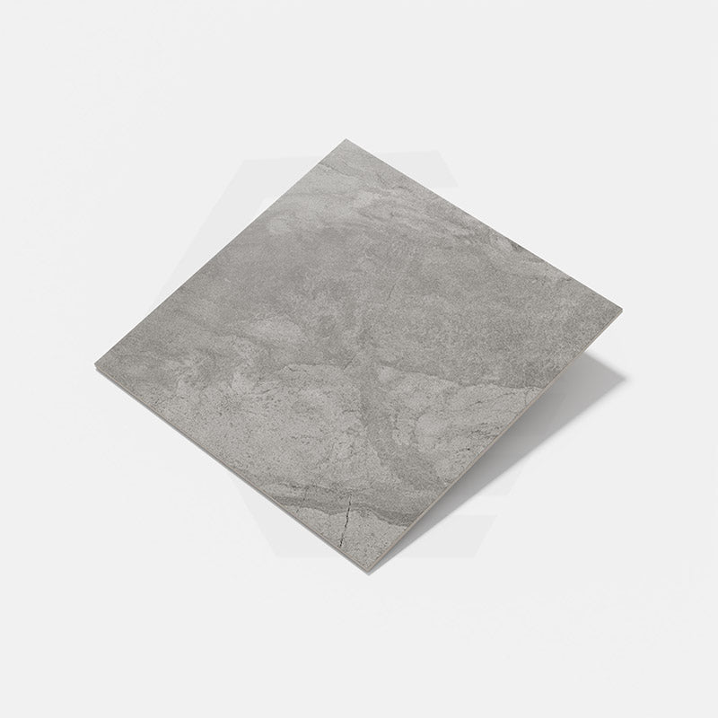 Stari Charcoal Stone Look Lappato Dark Grey 600x600mm Tile
