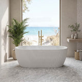 Elite Oval Freestanding Bathtub Acrylic NO Overflow 1500/1700mm - Gloss White