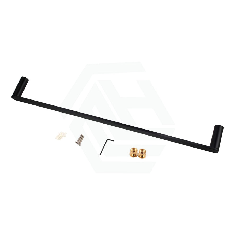 Esperia 600/800mm Matt Black Single Towel Rail Stainless Steel 304 Wall Mounted Bathroom Products