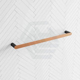 Esperia 600Mm Black & Rose Gold Single Towel Rail Stainless Steel 304 Wall Mounted Multi-Colour