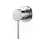 Euro 60Mm Chrome Solid Brass Wall Mixer For Bathtub And Basin Mixers