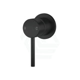 Euro 60Mm Matt Black Solid Brass Wall Mixer For Bathtub And Basin Mixers