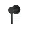 Euro 60Mm Matt Black Solid Brass Wall Mixer For Bathtub And Basin Mixers