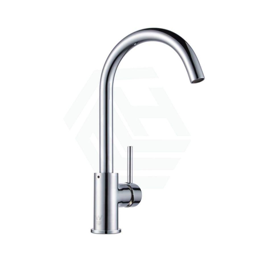 Euro Chrome Solid Brass Classic Round Mixer Tap With 360° Swivel For Kitchen Kitchen Products
