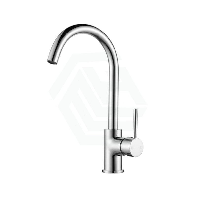 Euro Chrome Solid Brass Classic Round Mixer Tap With 360 Swivel For Kitchen Sink Mixers