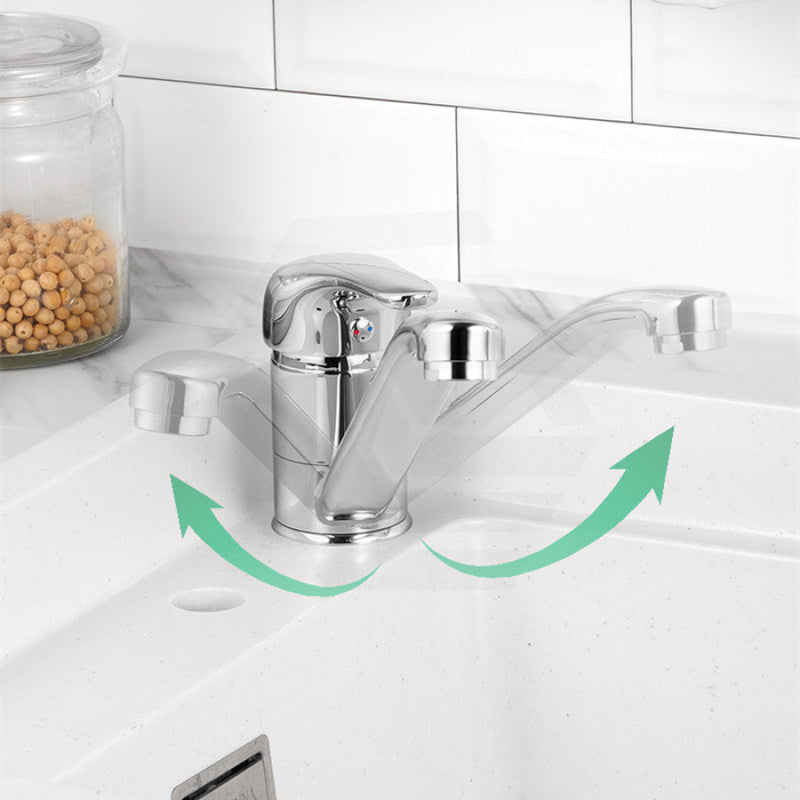 Euro Chrome Solid Brass Mixer Tap With 360 Swivel For Kitchen Kitchen Products