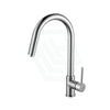 Euro Chrome Solid Brass Round Mixer Tap With 360 Swivel And Pull Out For Kitchen Sink Mixers