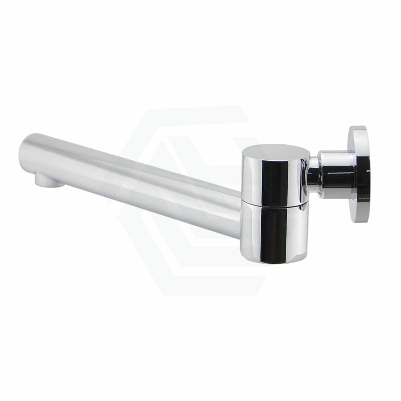 Euro Chrome Solid Brass Round Wall Spout With 180 Swivel For Bathtub Bathroom Products