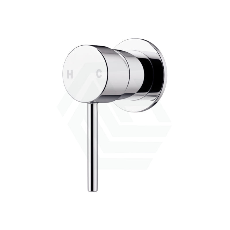Euro Chrome Solid Brass Wall Tap Set With Mixer For Bathtub And Basin