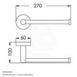Euro Pin Lever Round Black Hand Towel Holder Stainless Steel Wall Mounted Bathroom Products