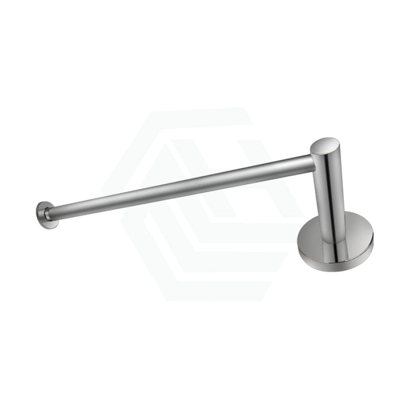 Euro Pin Lever Round Chrome Hand Towel Holder Stainless Steel Wall Mounted Bathroom Products