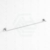 Euro Pin Lever Round Chrome Single Towel Rack Rail 900Mm Stainless Steel 304 Rails