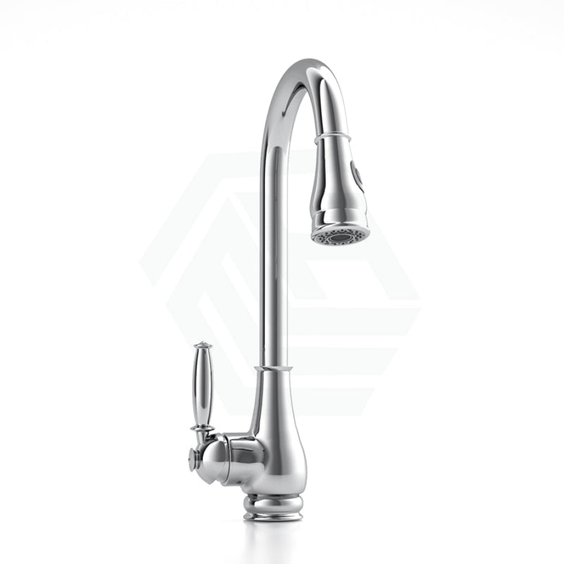Euro Round Chrome Vintage 360° Swivel Pull Out Kitchen Sink Mixer Tap Solid Brass Products