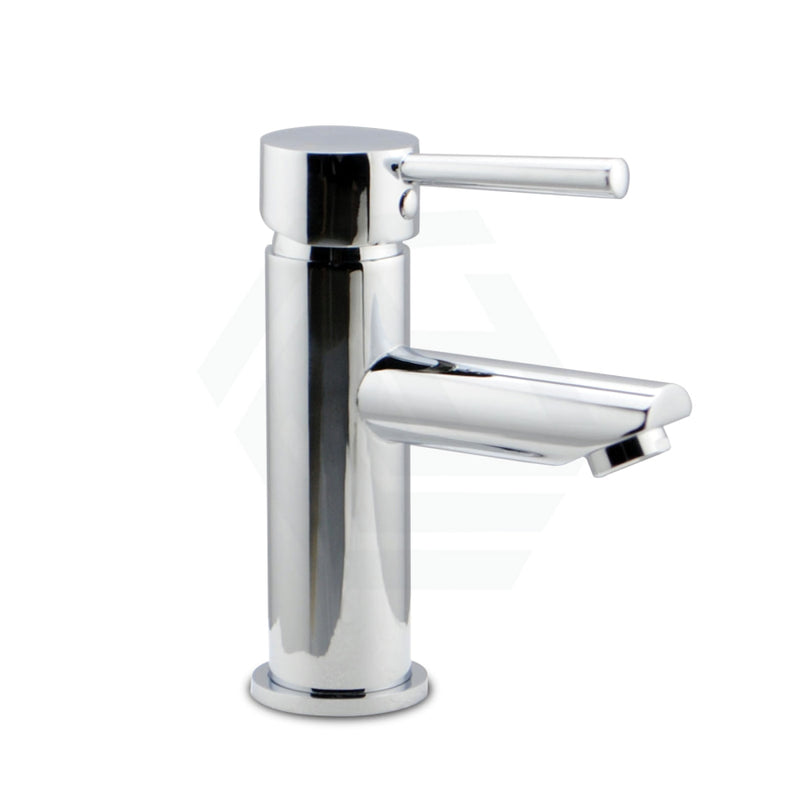 Euro Round Solid Brass Chrome Basin Mixer Tap Vanity Bathroom Products